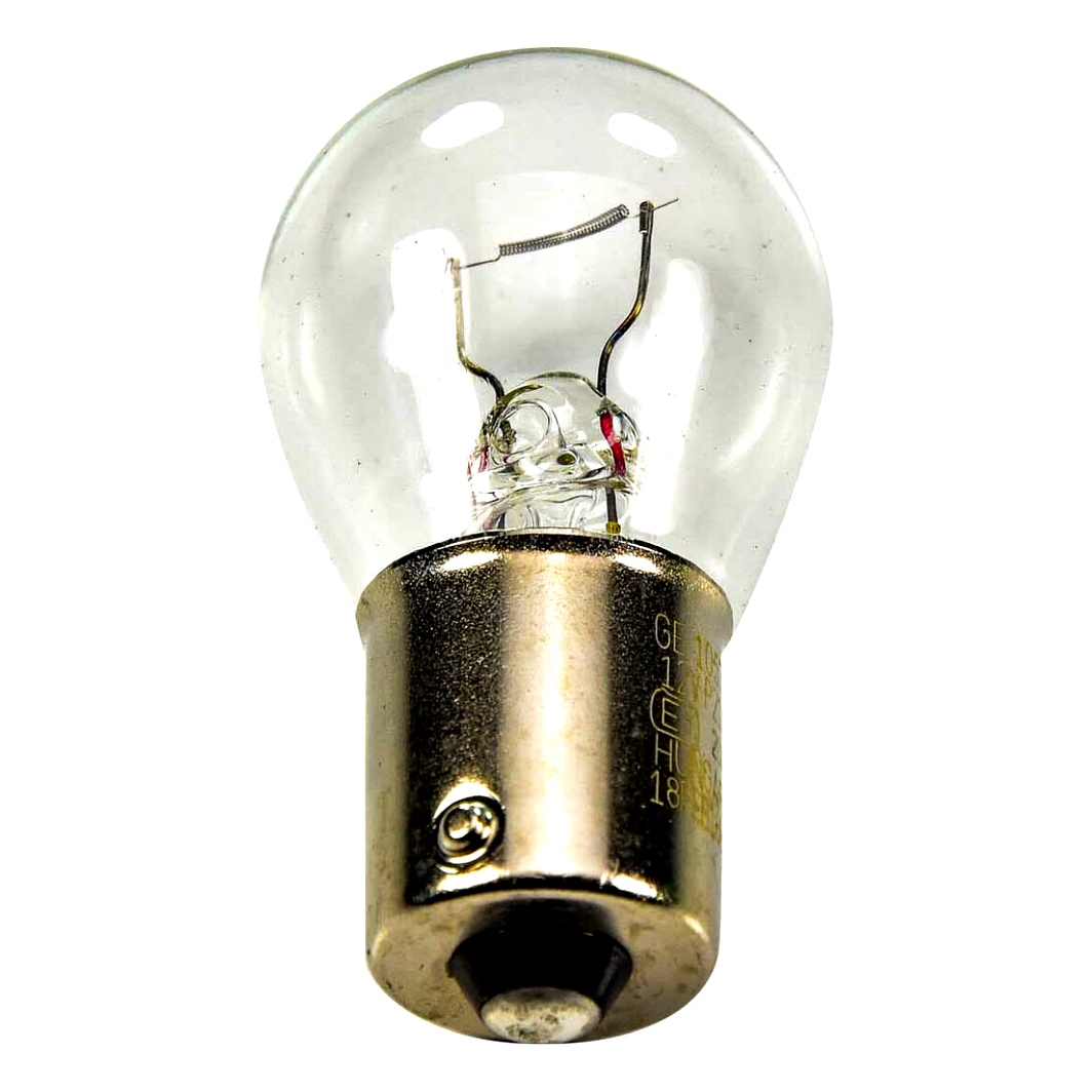 Автолампа розжарювання GENERAL ELECTRIC Basic P21W BA15s 21W 12V прозора 1057 - zapix