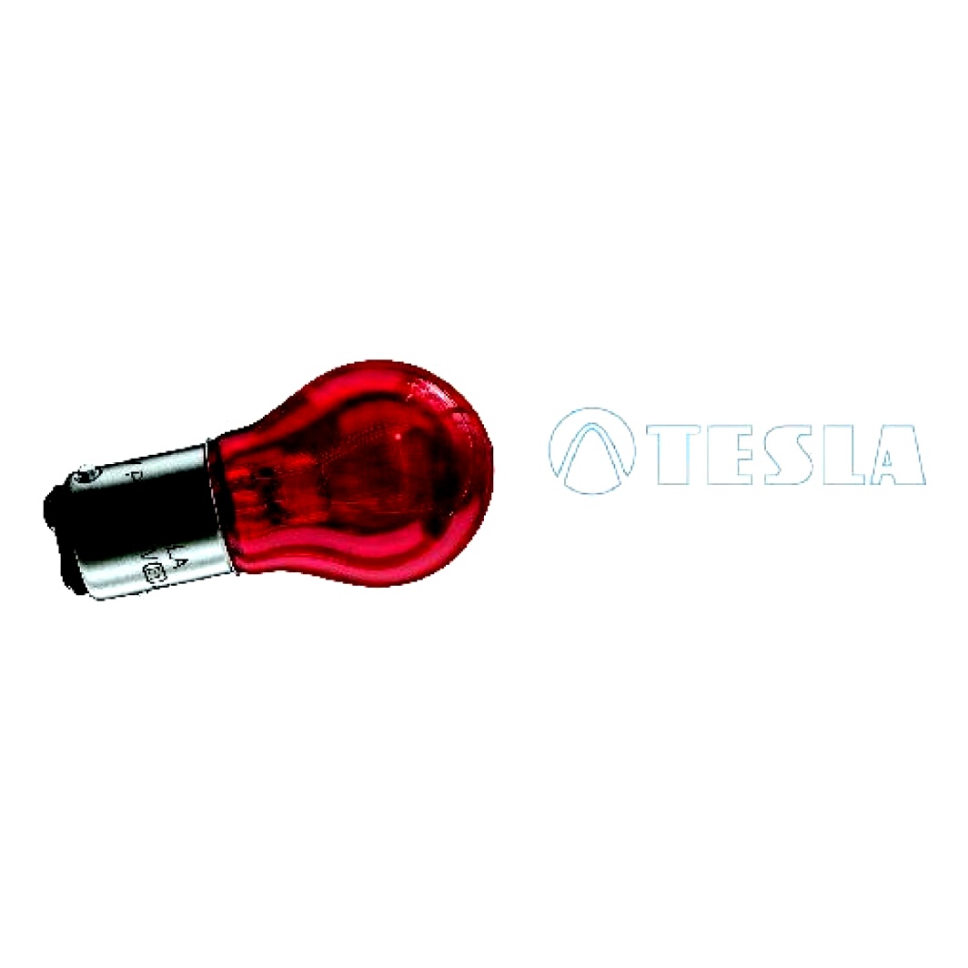 Автолампа розжарювання TESLA Standard PR21/5W BAW15d 5W 12V червона B52701 - zapix