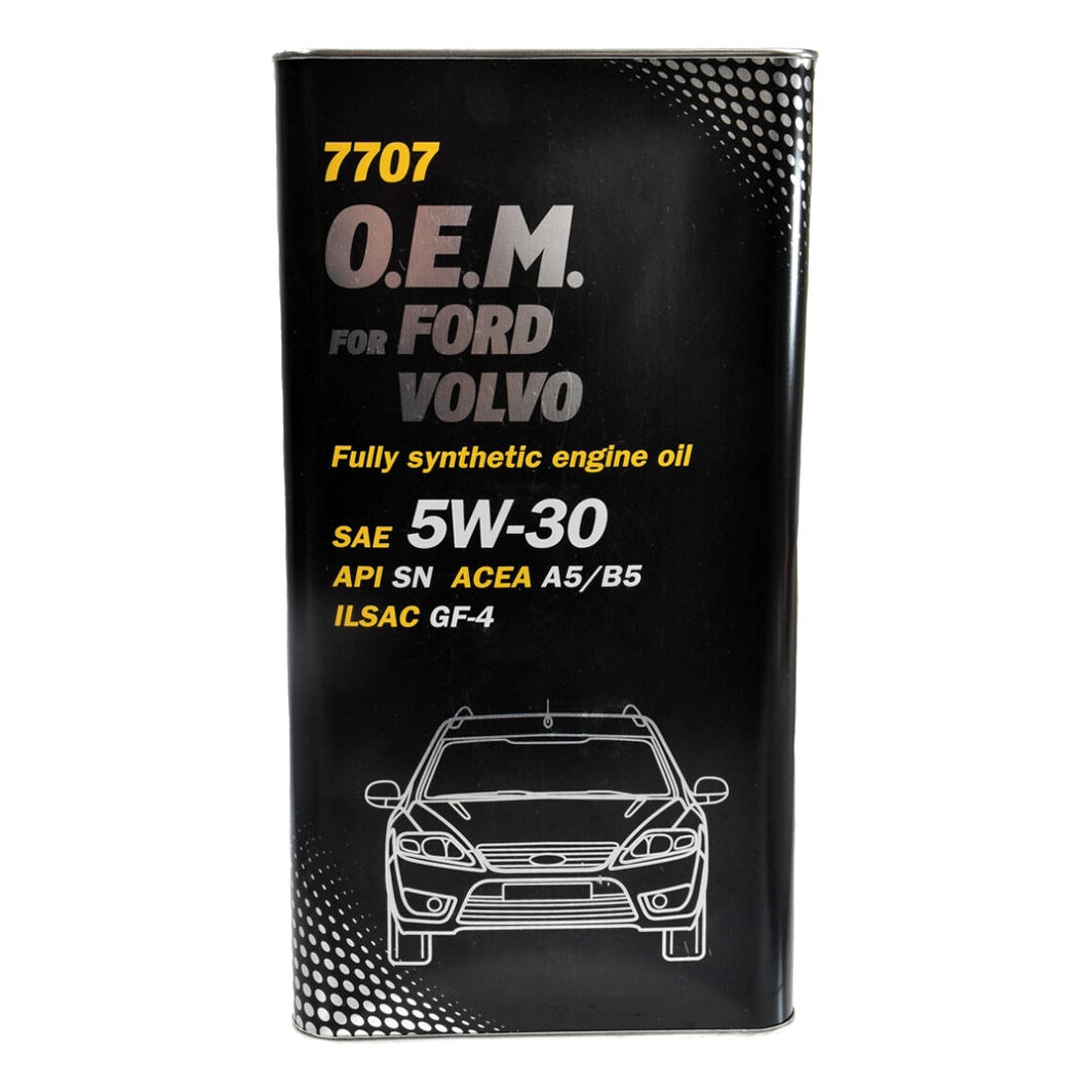 Моторна олива MANNOL O.E.M. For Ford Volvo (Metal) 5W-30 5 л (MN77075ME) - zapix