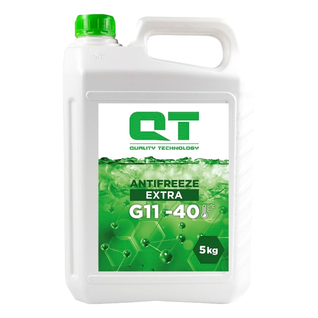 Готовий антифриз QT Extra зелений G11 -40 °C 5 л (QT542405) - zapix
