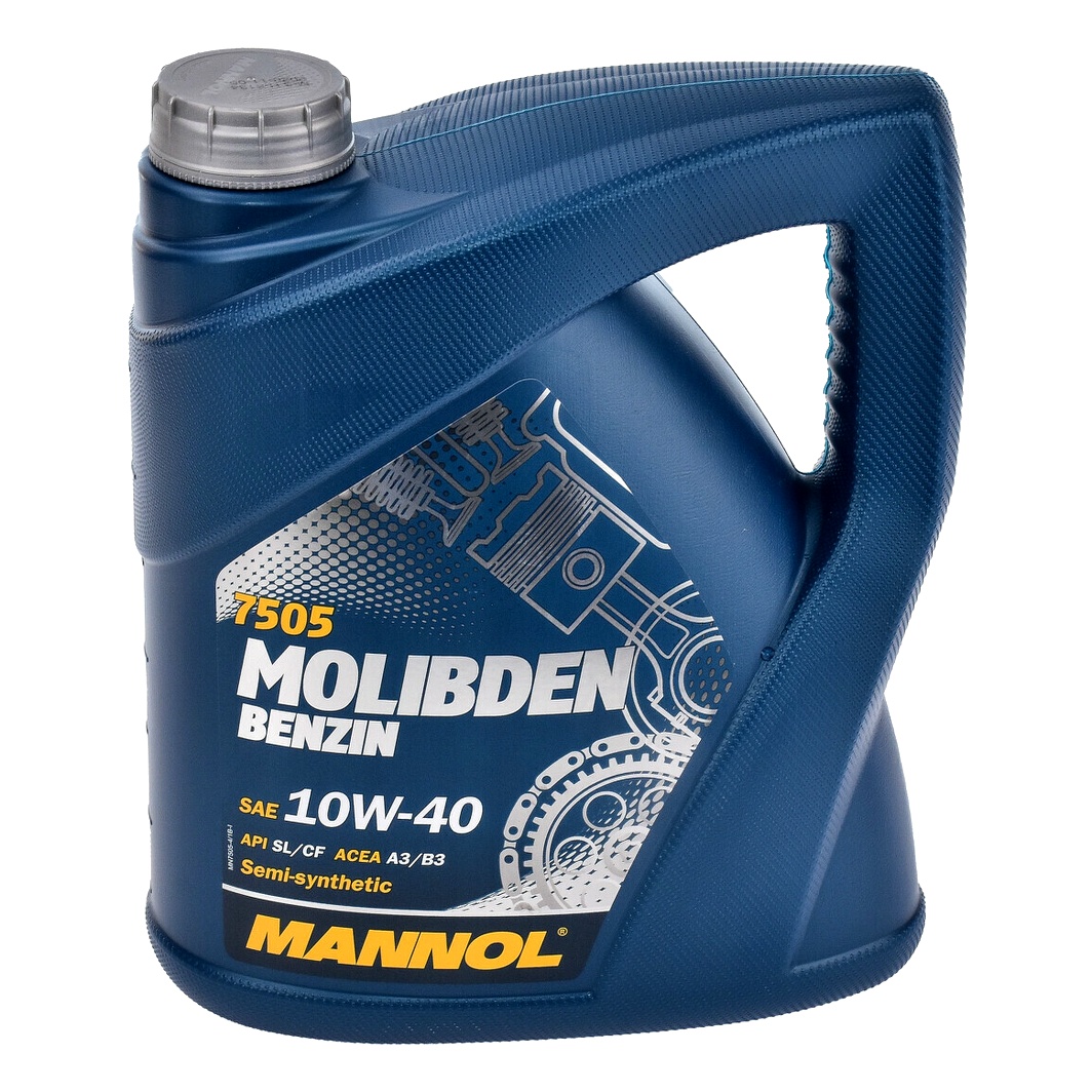 Моторное масло MANNOL Molibden Benzin 10W-40 4 л (MN750542BI) - zapix