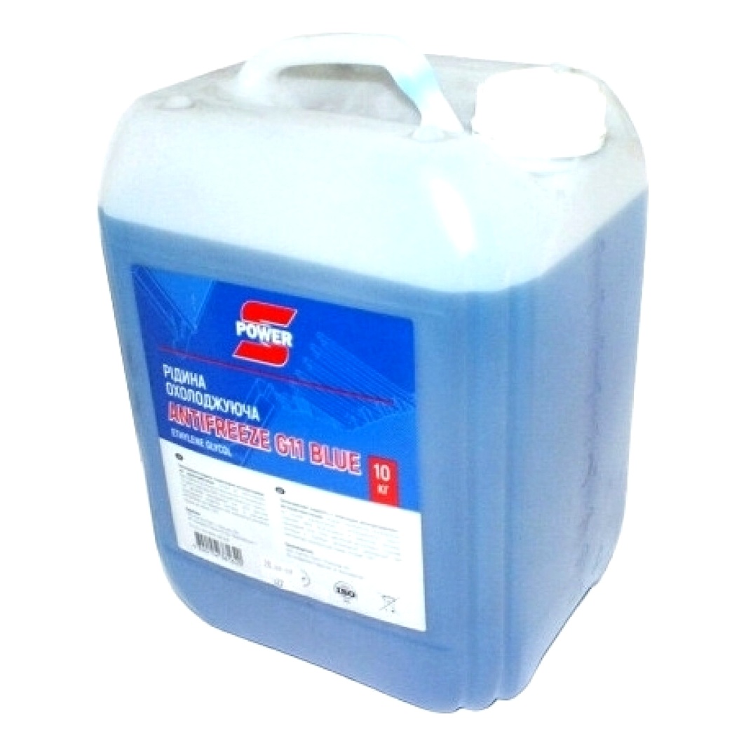 Готовий антифриз S-POWER синій G11 -30 °C 10 л (SPG11B10LCAN) - zapix