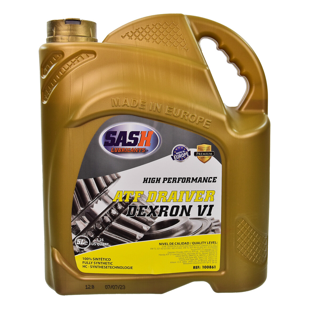 Трансмиссионное масло SASH ATF Draiver Dexron VI 5 л 100861 - zapix