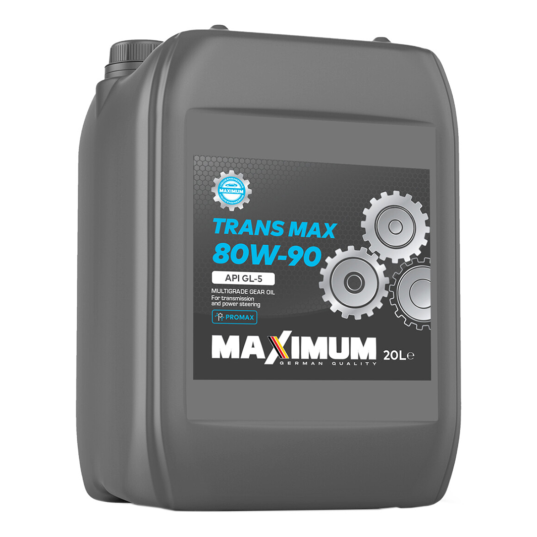Трансмісійна олива MAXIMUM Trans Max GL-5 80W-90 20 л 00151640 - zapix