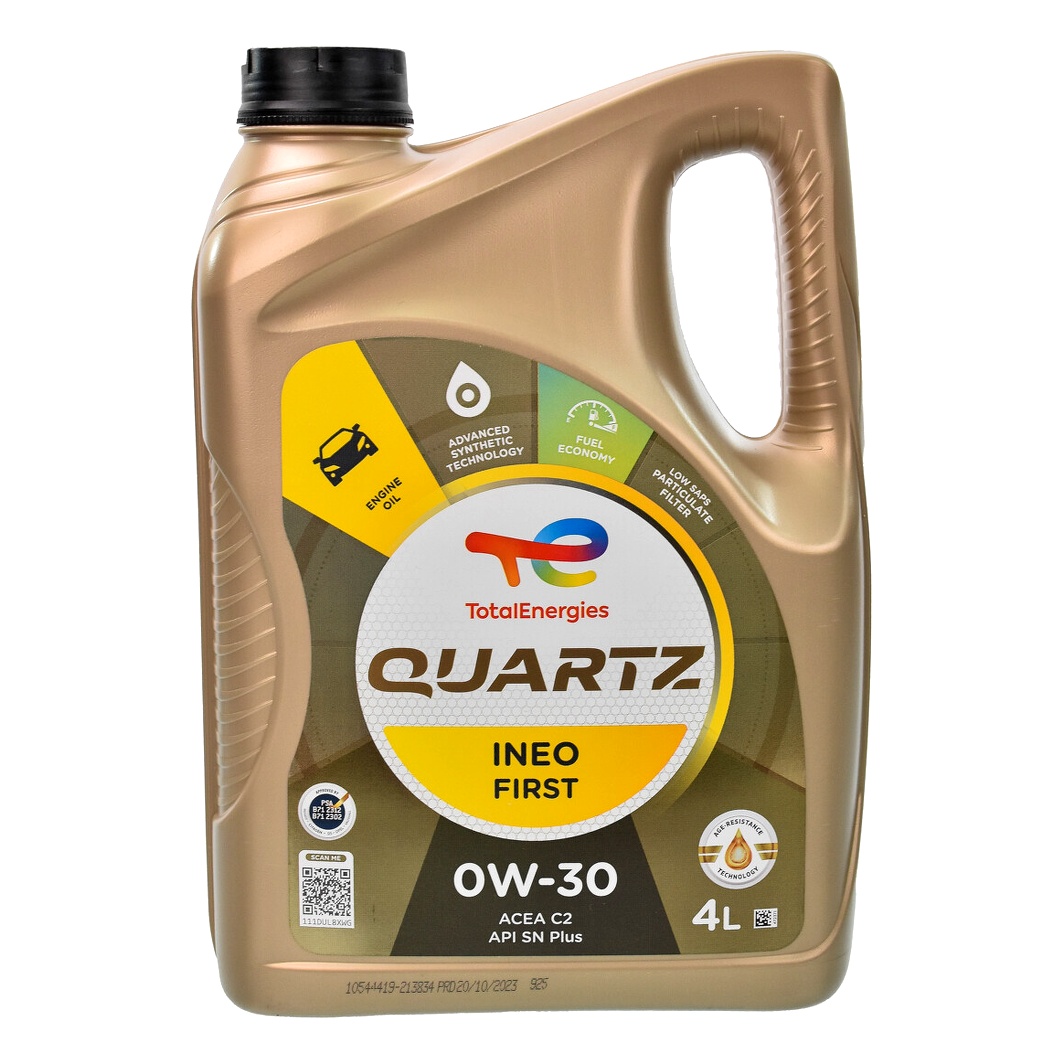 Моторна олива TOTAL Quartz Ineo First 0W-30 4 л (213834) - zapix