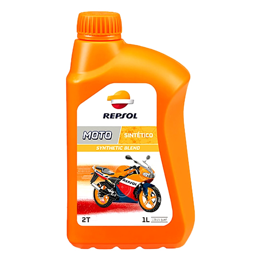 Моторное масло REPSOL Moto Sintetico 2T полусинтетическое 1 л RP150W51 - zapix