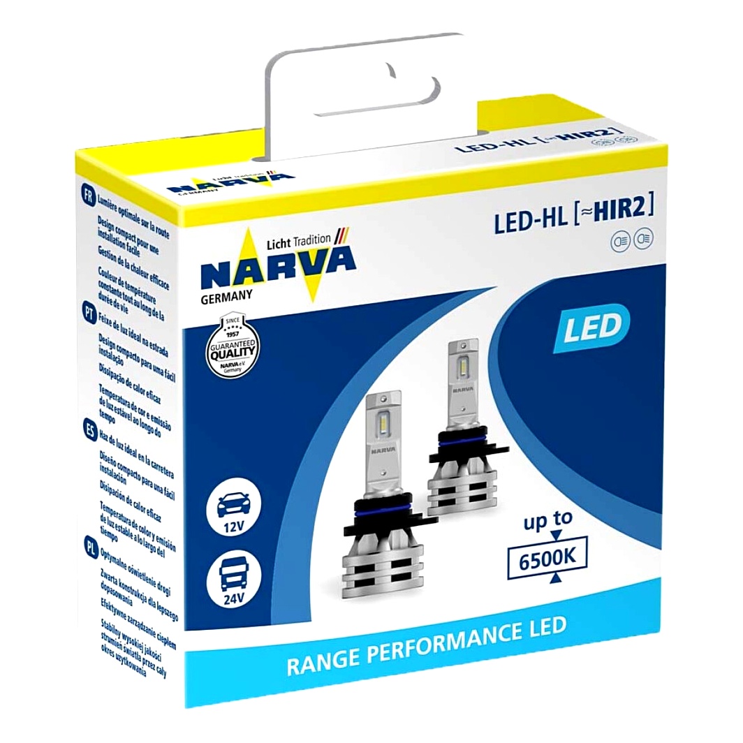 Автолампа LED (світлодіодна) NARVA HIR2 24W 12V NVA18044RPNVAX2 - zapix
