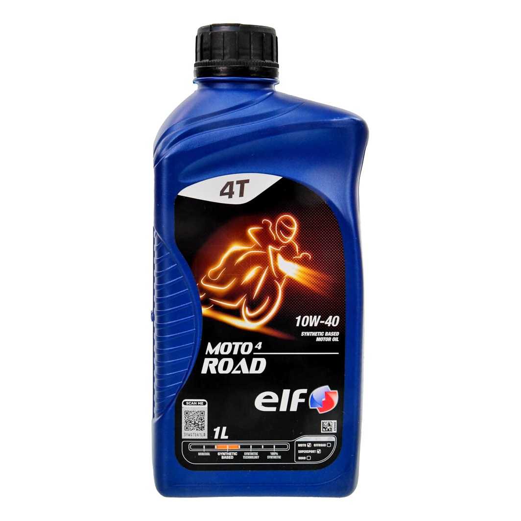 Моторное масло ELF Moto Road 4T 10W-40 полусинтетическое 1 л 213957 - zapix