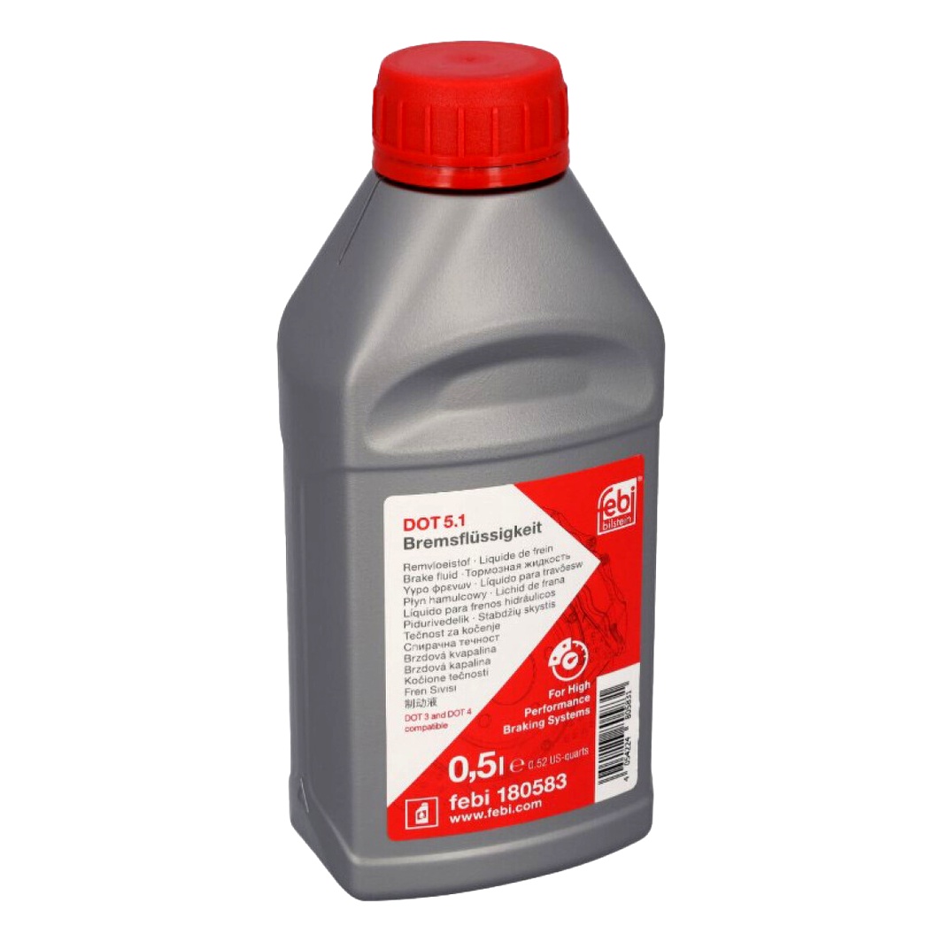 Гальмівна рідина FEBI BILSTEIN DOT 5.1 Bremsflussigkeit пластик 0.5 л 180583 - zapix