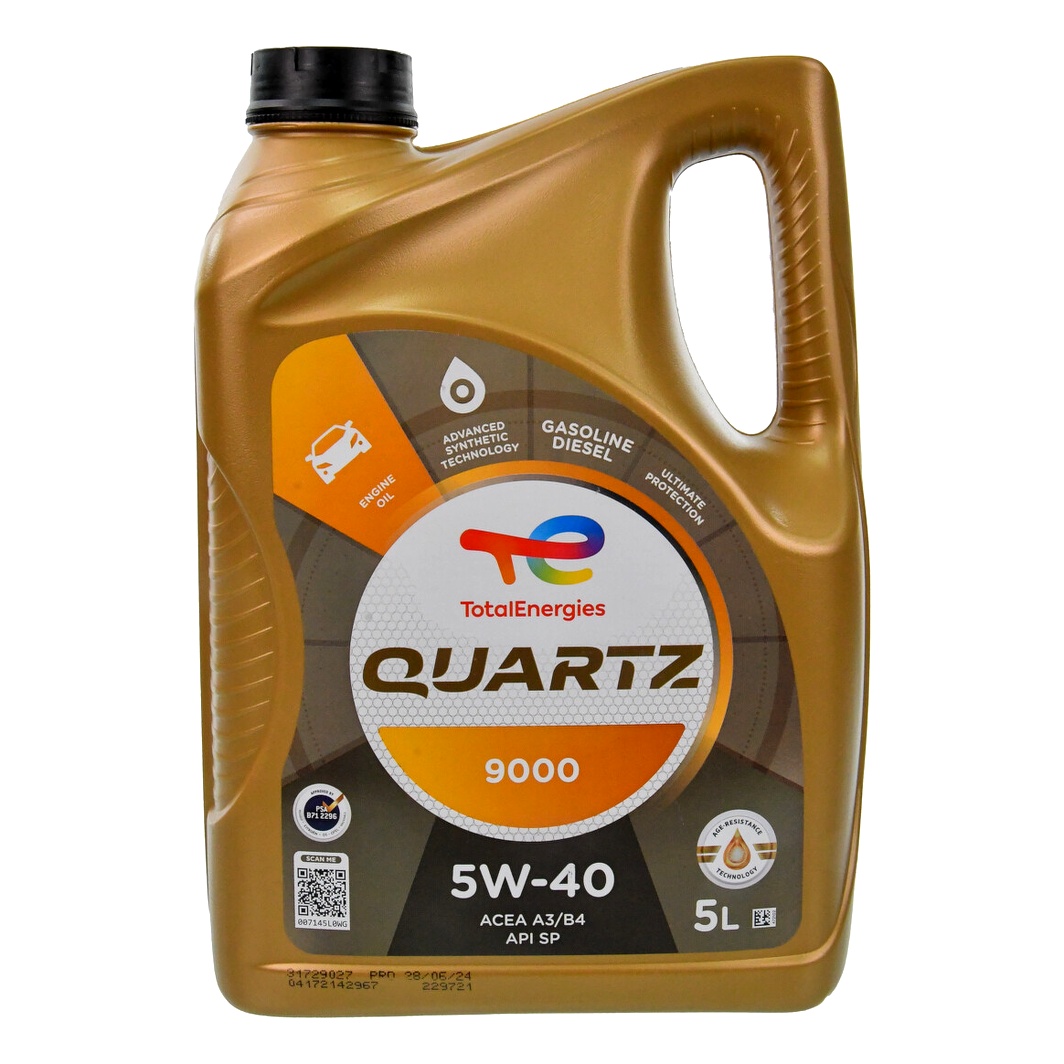 Моторна олива TOTAL Quartz 9000 5W-40 5 л (216605) - zapix