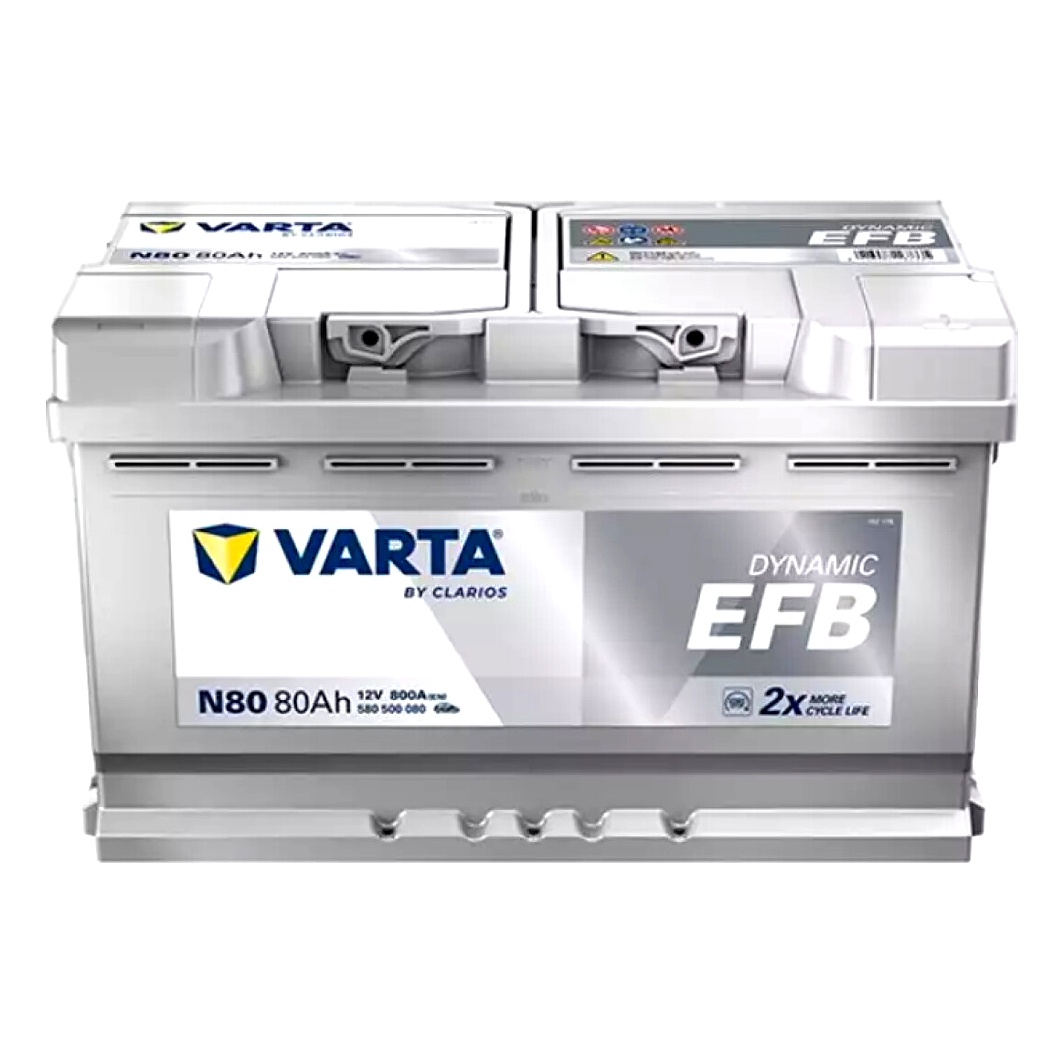 Акумулятор VARTA Dynamic EFB 12V 80Ah 800A R+ 580500080 - zapix