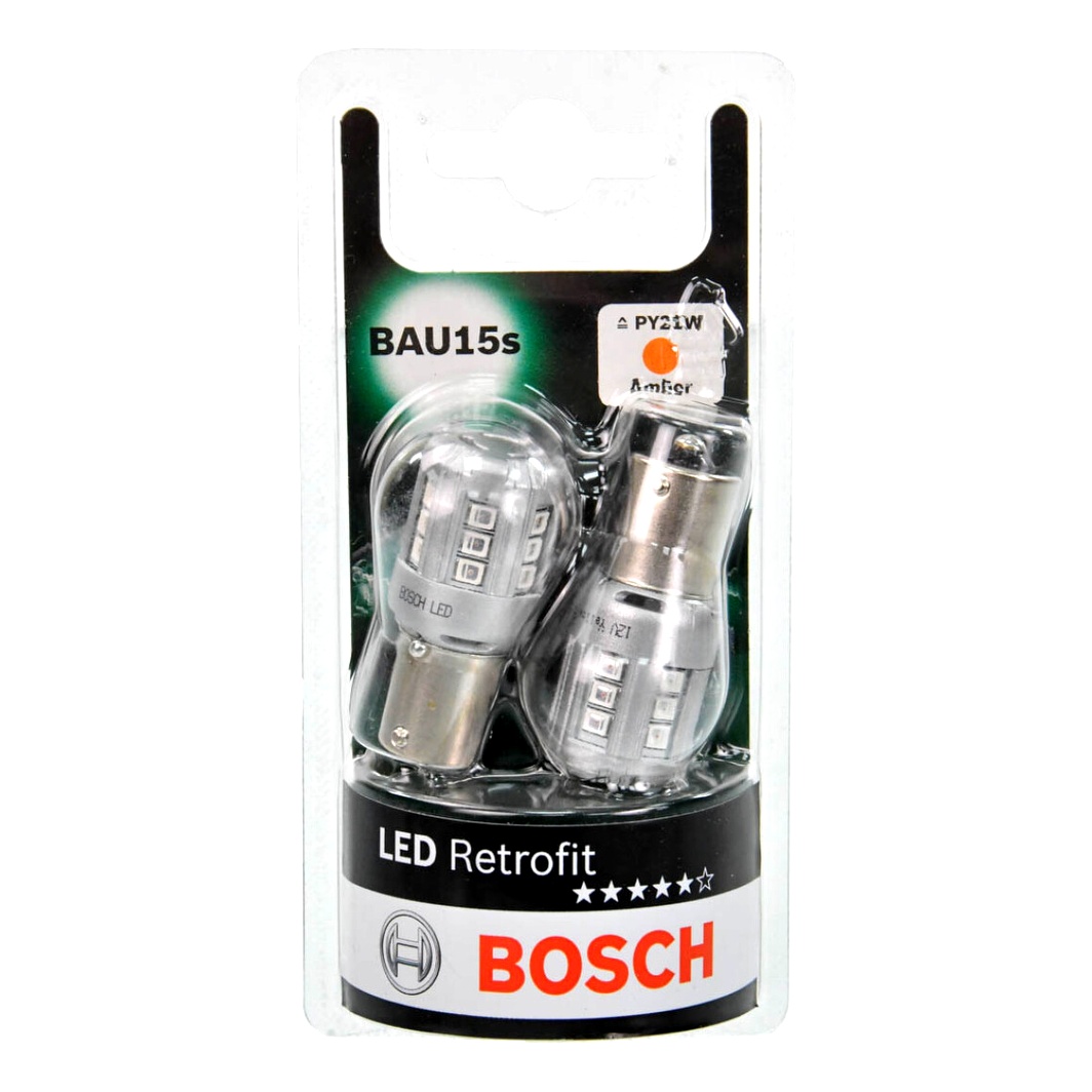 Автолампа LED (світлодіодна) BOSCH Retrofit LED PY21W BAU15s 1W 12V 1987301520 - zapix
