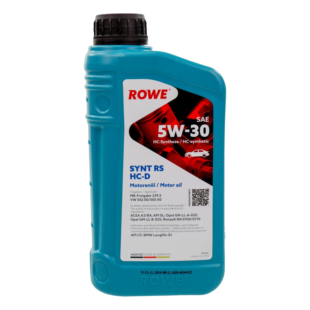 Моторна олива ROWE Synt RS HC-D 5W-30 1 л (20060001099) - zapix