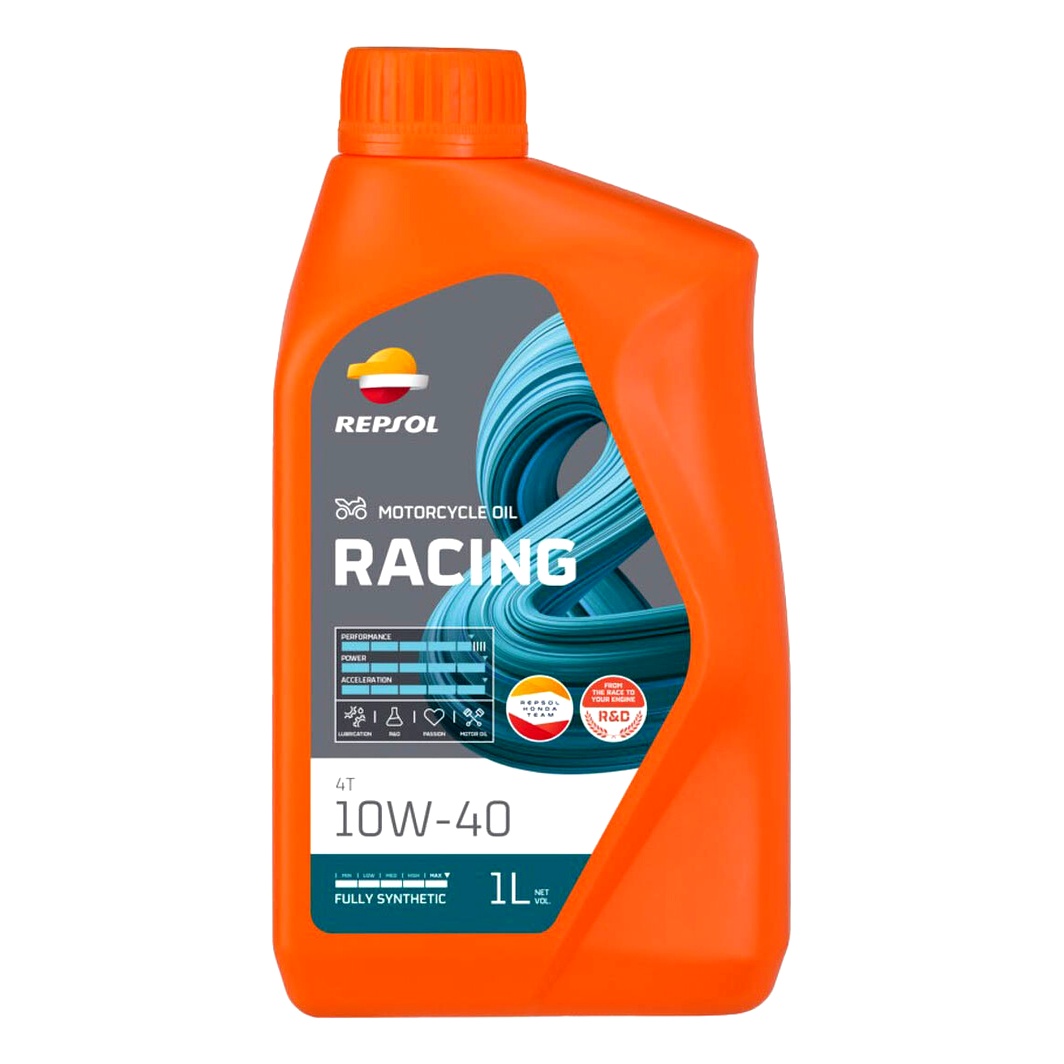 Моторное масло REPSOL Racing 4T 10W-40 синтетическое 1 л RPP2000MHC - zapix