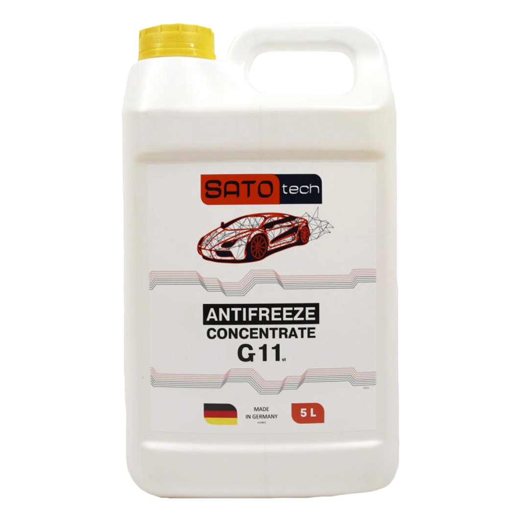 Концентрат антифриза SATO TECH желтый G11 5 л (G1105Y) - zapix