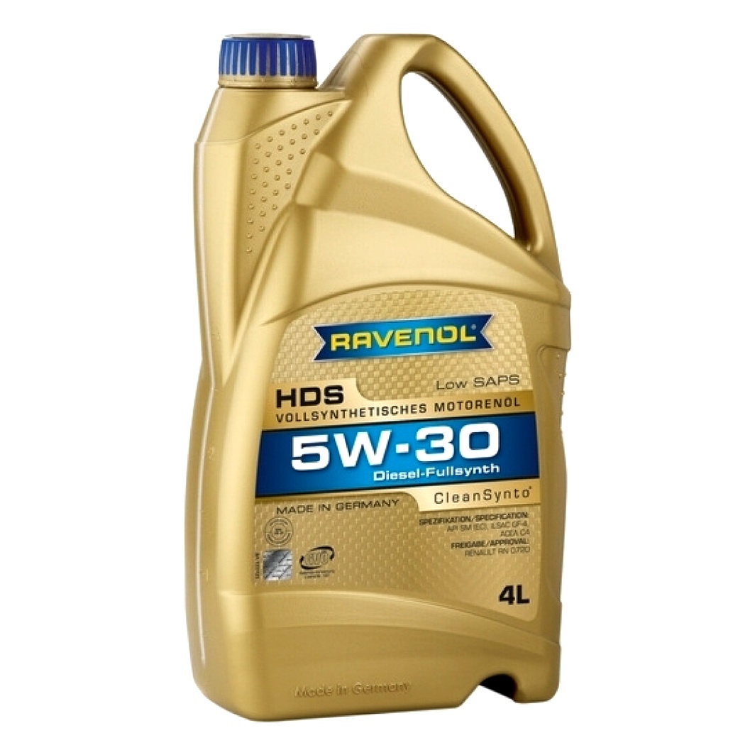 Моторна олива RAVENOL HDS Hydrocrack Diesel Specific 5W-30 4 л (1111121004) - zapix