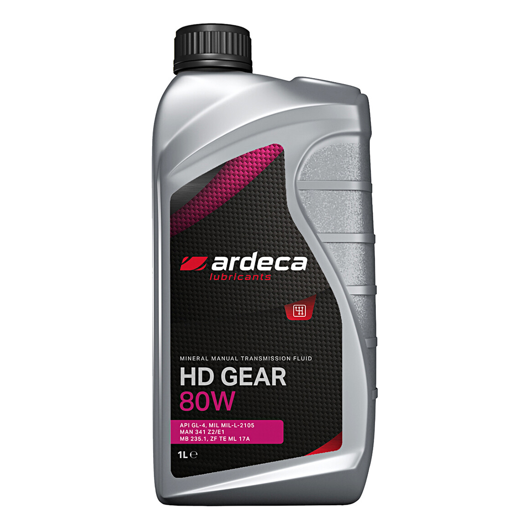 Трансмиссионное масло ARDECA HD Gear GL-4 80W 1 л 5425026362935 - zapix