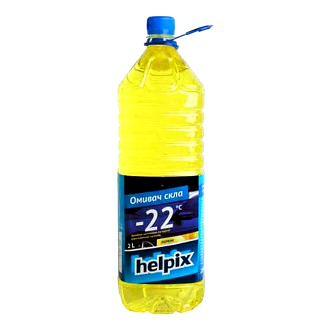 Омивач скла готовий зимовий -22°С HELPIX лимон 2 л 4823075800766 - zapix