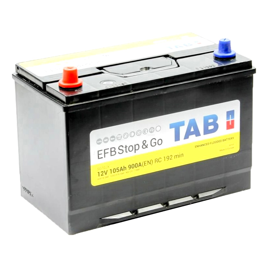 Акумулятор TAB EFB 12V 105Ah 900A L+ 212105 - zapix