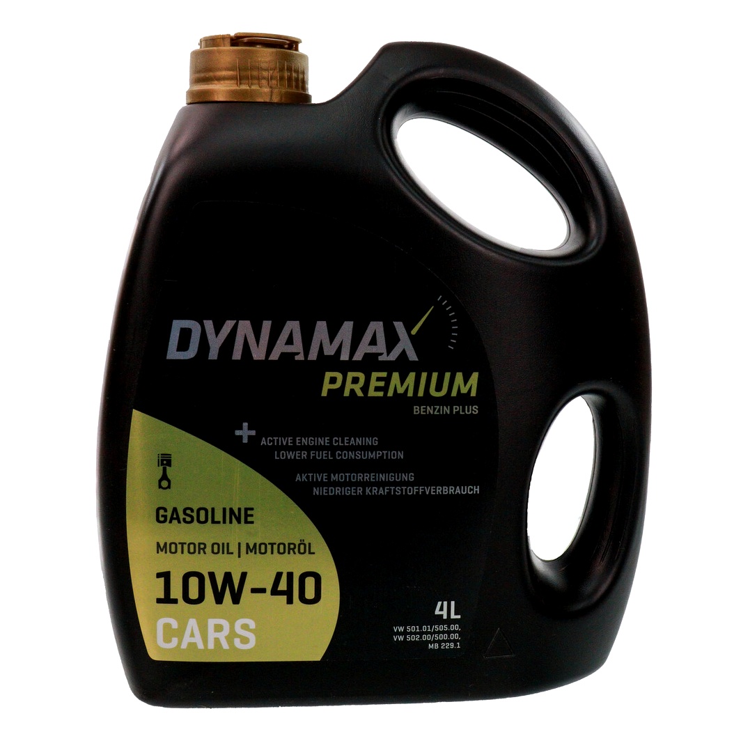 Моторное масло DYNAMAX Premium Benzin Plus 10W-40 4 л (500032) - zapix