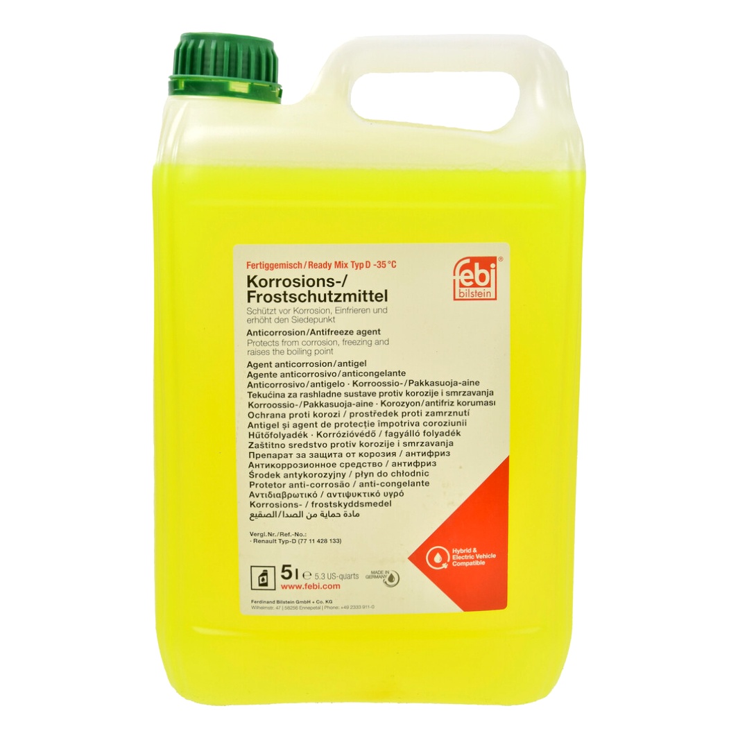 Готовий антифриз FEBI BILSTEIN Type D зелений -35 °C 5 л (26581) - zapix