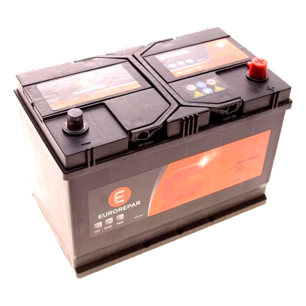 Акумулятор EUROREPAR 12V 91Ah 740A R+ E364048 - zapix