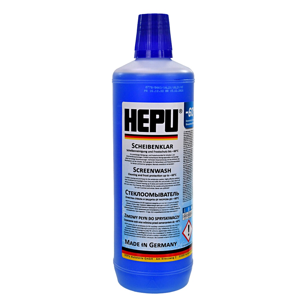 Омивач скла концентрат зимовий -60°С HEPU лимон 1 л SKC60001 - zapix