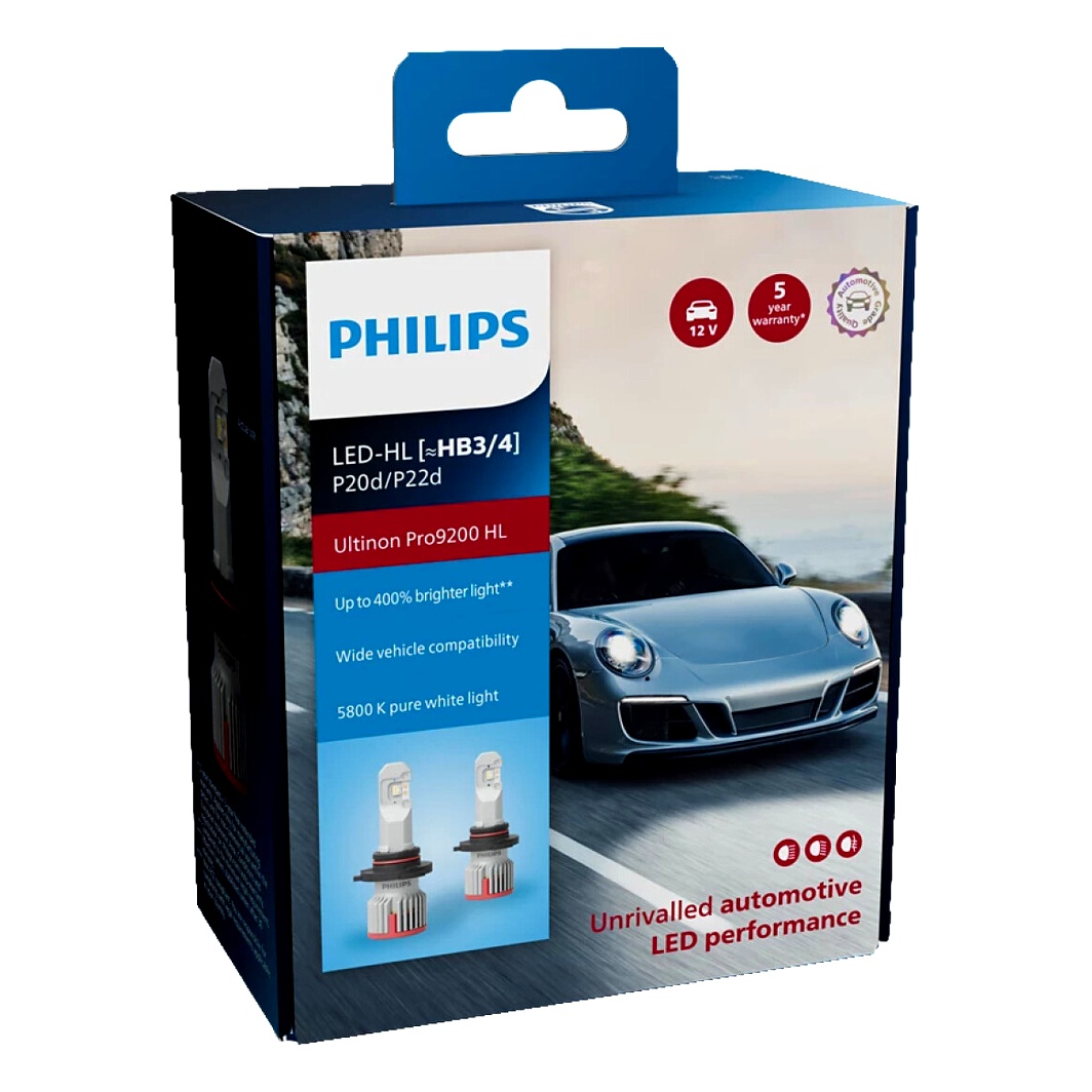 Автолампа LED (світлодіодна) PHILIPS Ultinon Pro9200 HB3 / HB4 P20d/P22d 21W 12V 11005U92X2 - zapix