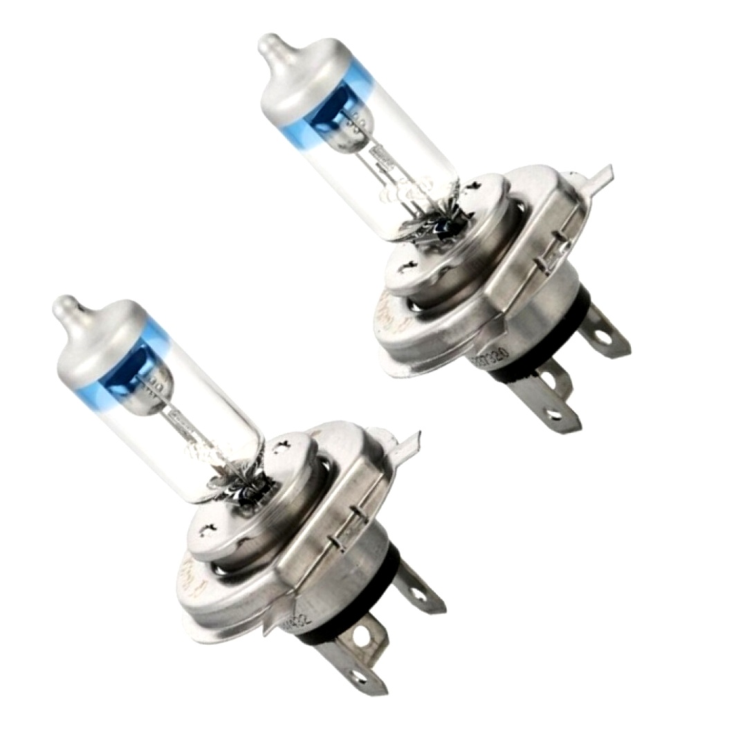 Автолампа галогеновая GENERAL ELECTRIC Megalight Ultra +90 H4 P43t 55W 12V прозрачно-голубая 50440SXU - zapix