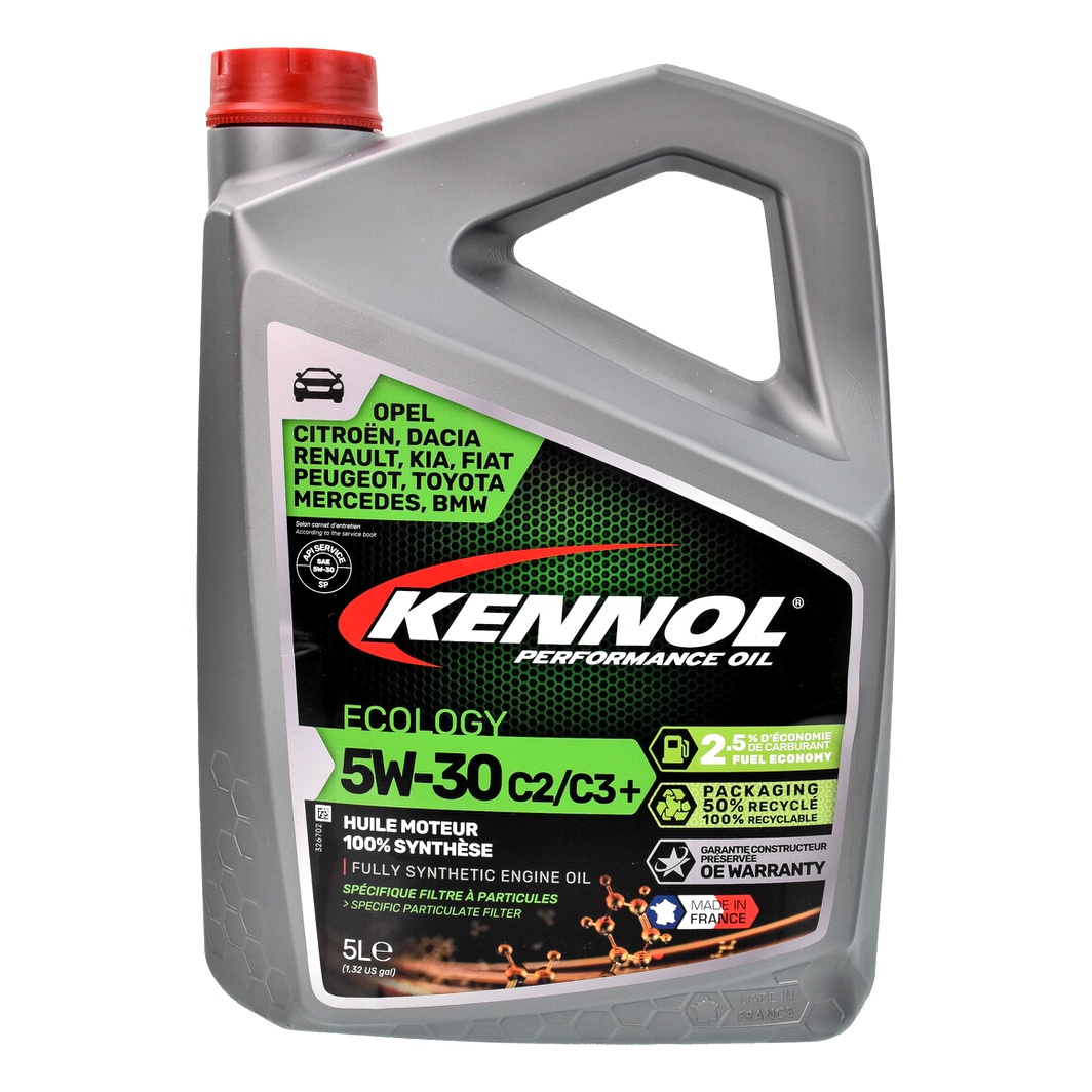 Моторна олива KENNOL Ecology C2/C3+ 5W-30 5 л (193223) - zapix