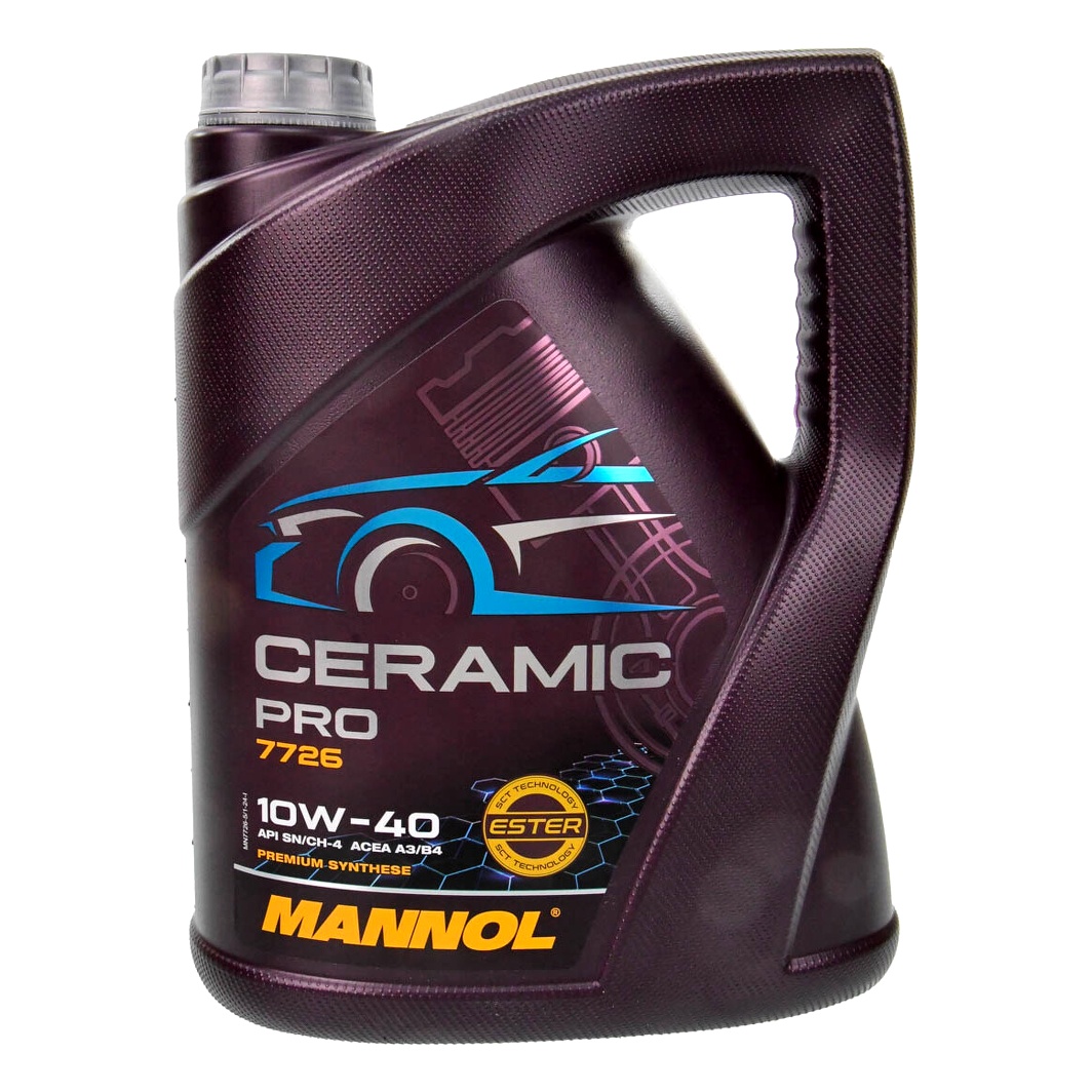 Моторна олива MANNOL Ceramic Pro 10W-40 5 л (MN77265) - zapix