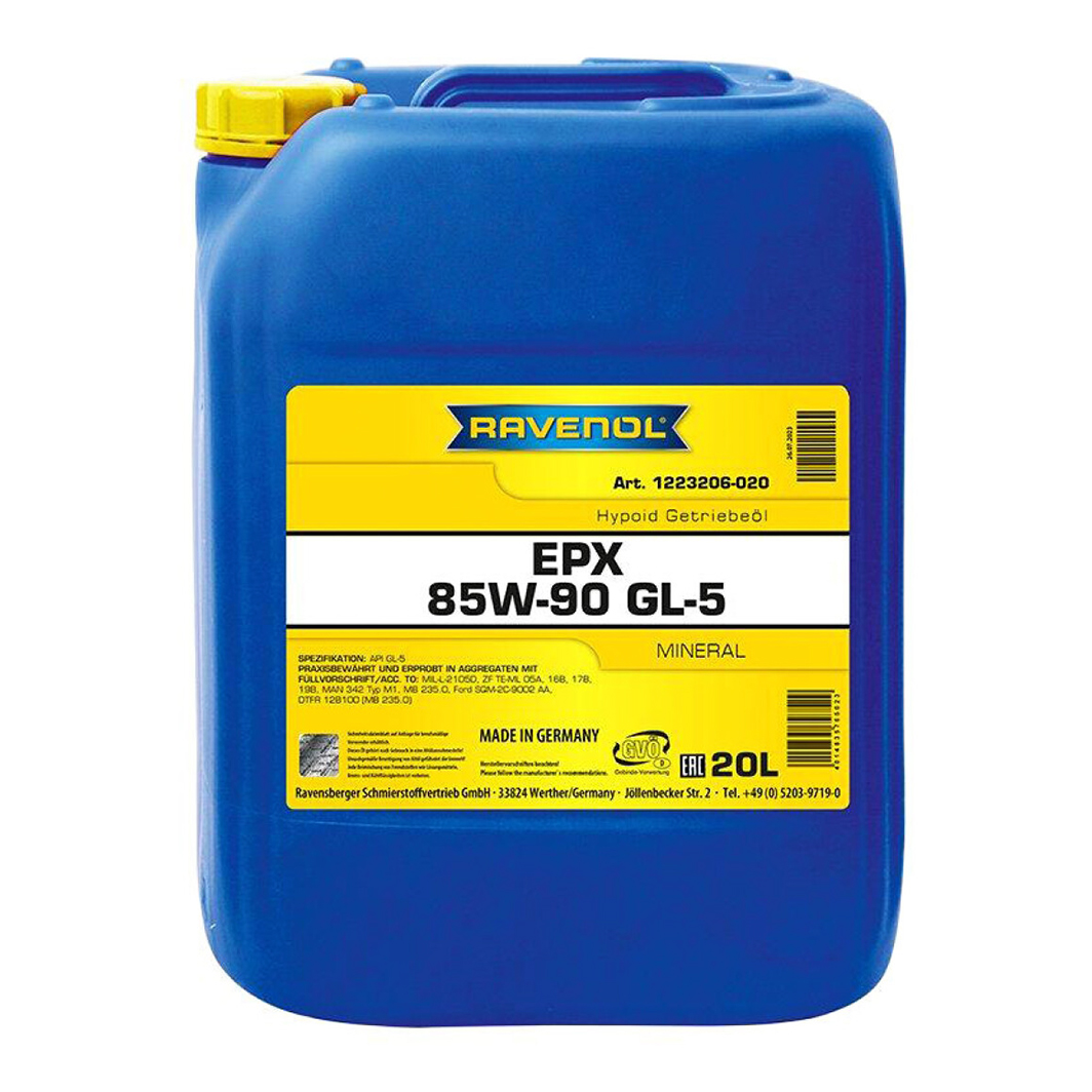 Трансмиссионное масло RAVENOL EPX GL-5 85W-90 20 л 1223206020 - zapix