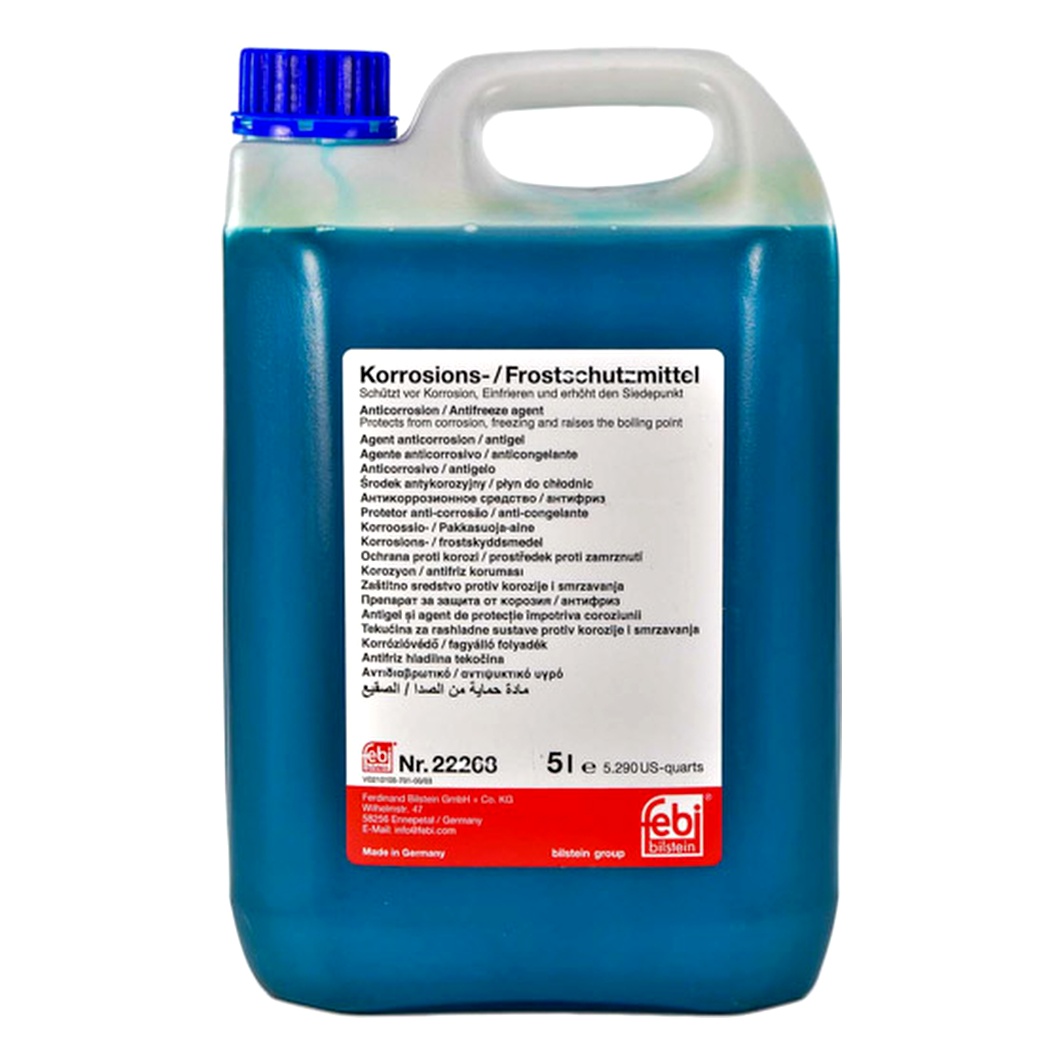 Концентрат антифризу FEBI BILSTEIN синій G11 5 л (22268) - zapix
