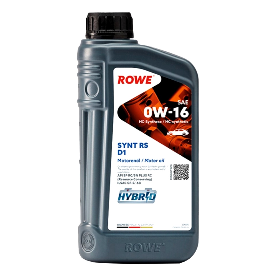 Моторное масло ROWE Synt RS D1 0W-16 1 л (20005001099) - zapix