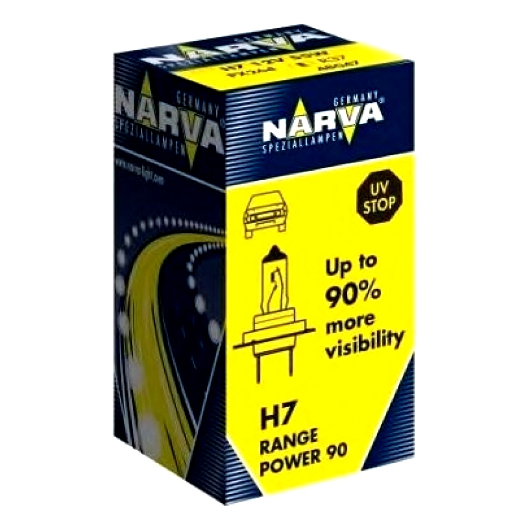 Автолампа галогеновая NARVA H7 PX26d 55W 12V прозрачная 48047 - zapix