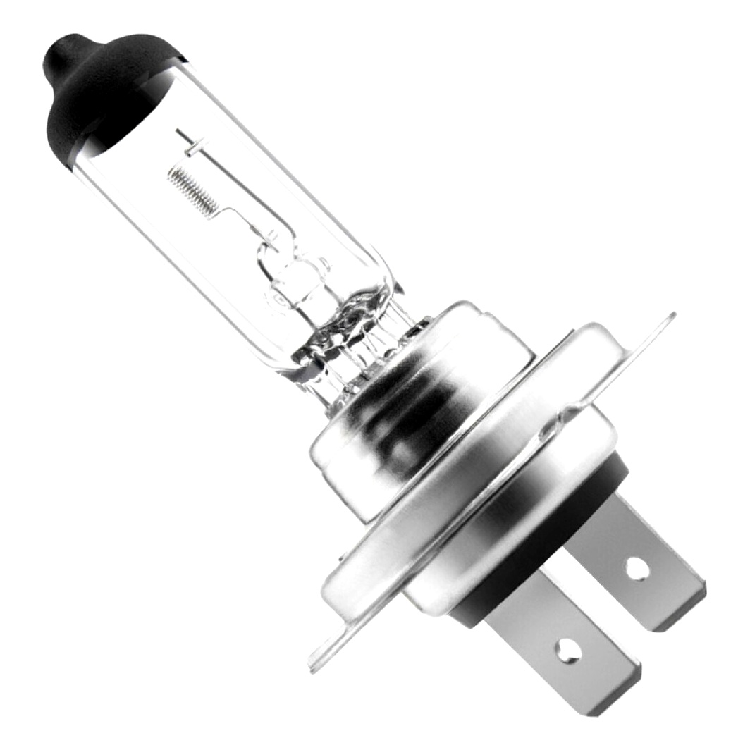 Автолампа галогенова BOSCH Pure Light H4 P43t 55W 12V прозора 1987301410 - zapix