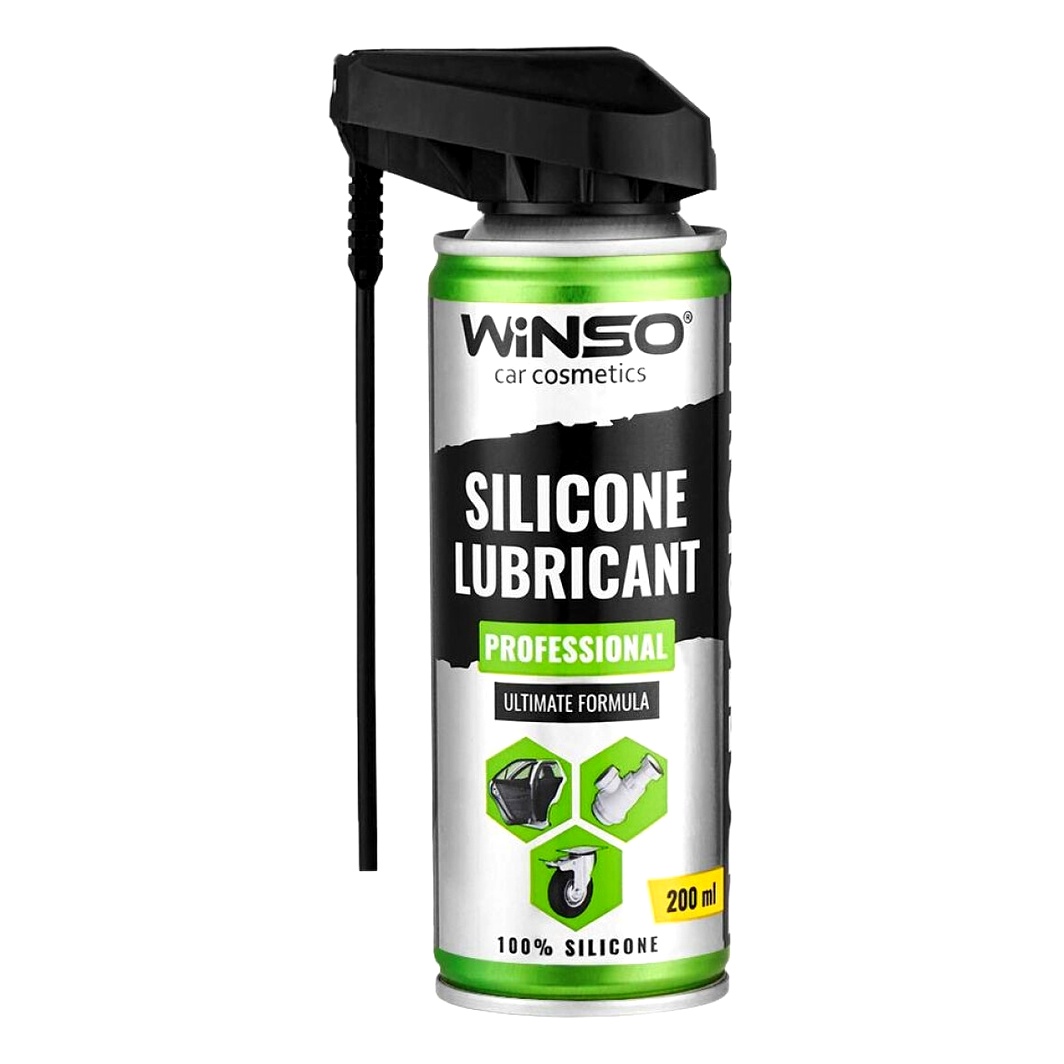 Смазка силиконовая WINSO Professional Silicone Lubricant для механизмов дверей 200 мл (820340) - zapix