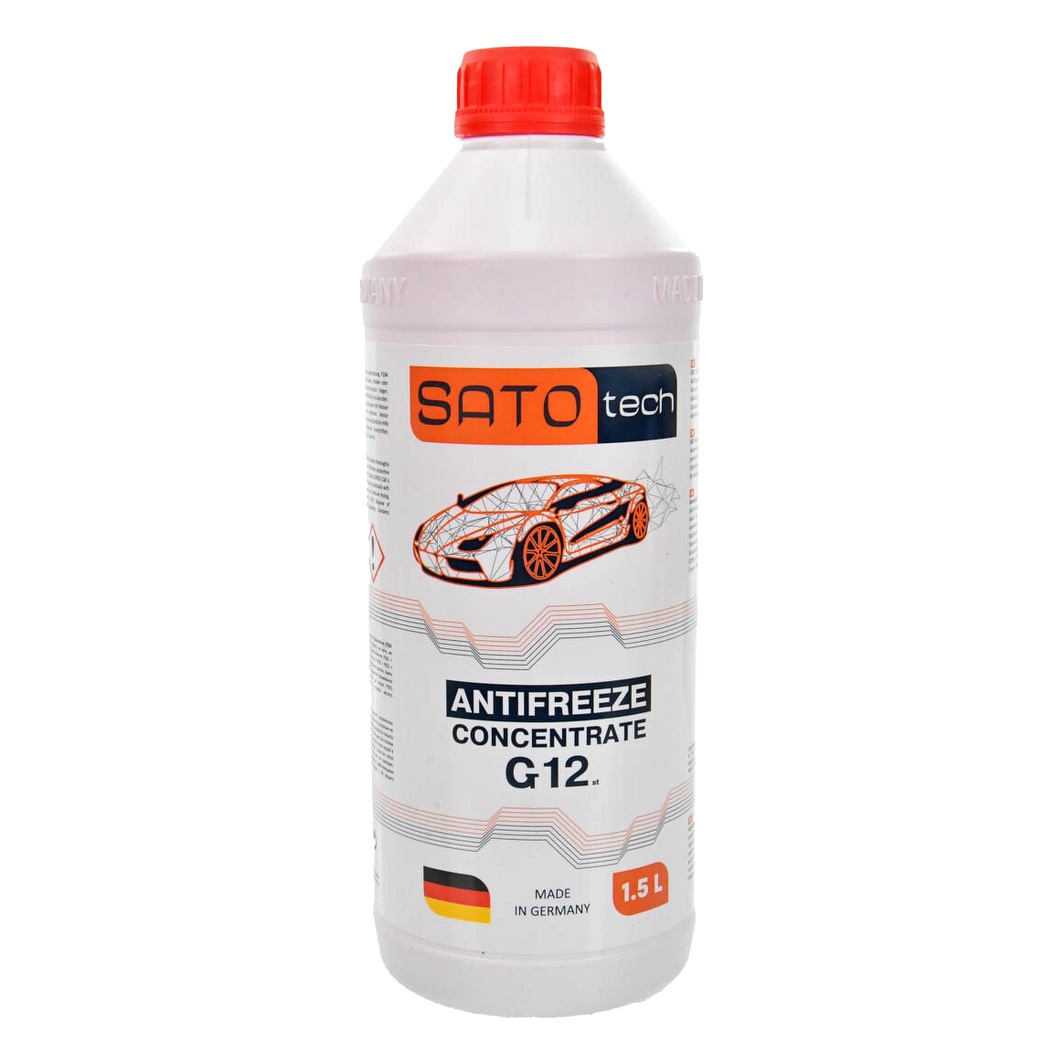 Концентрат антифризу SATO TECH червоний G12 1.5 л (G1201R) - zapix
