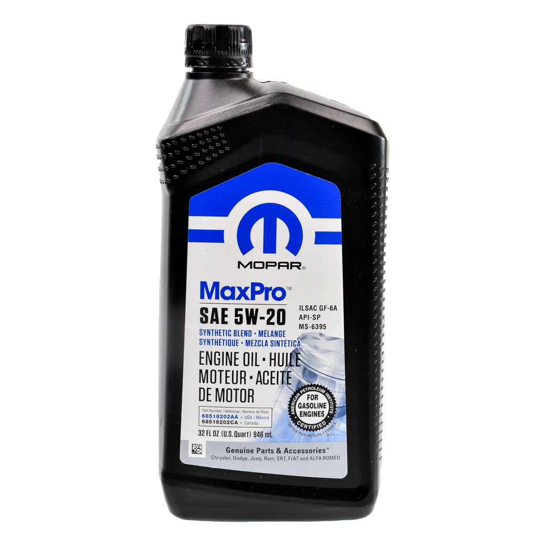 Моторна олива MOPAR MaxPro GF-6A 5W-20 0.95 л (68518202AA) - zapix