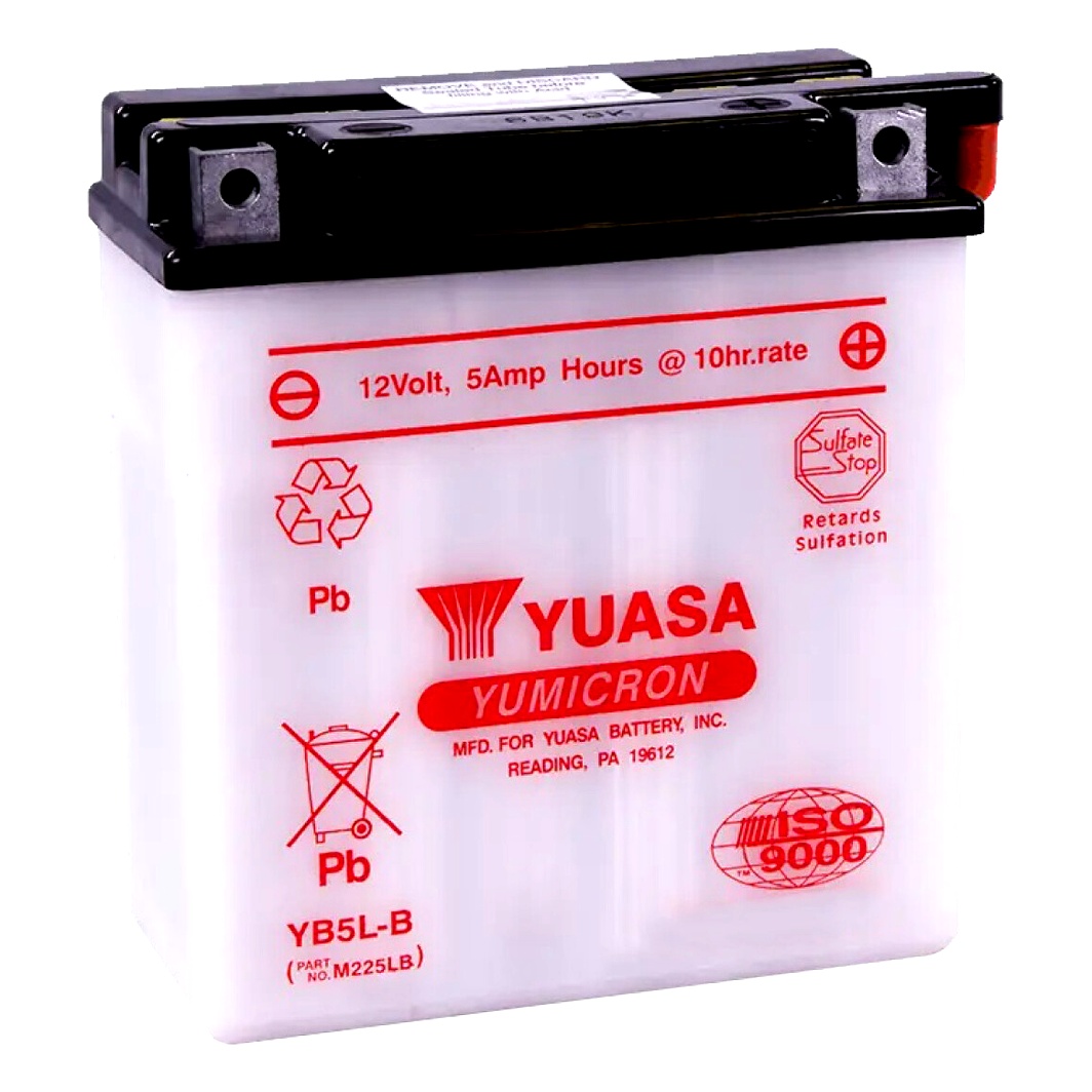 Акумулятор YUASA YuMicron 12V 5.3Ah YB5LB - zapix