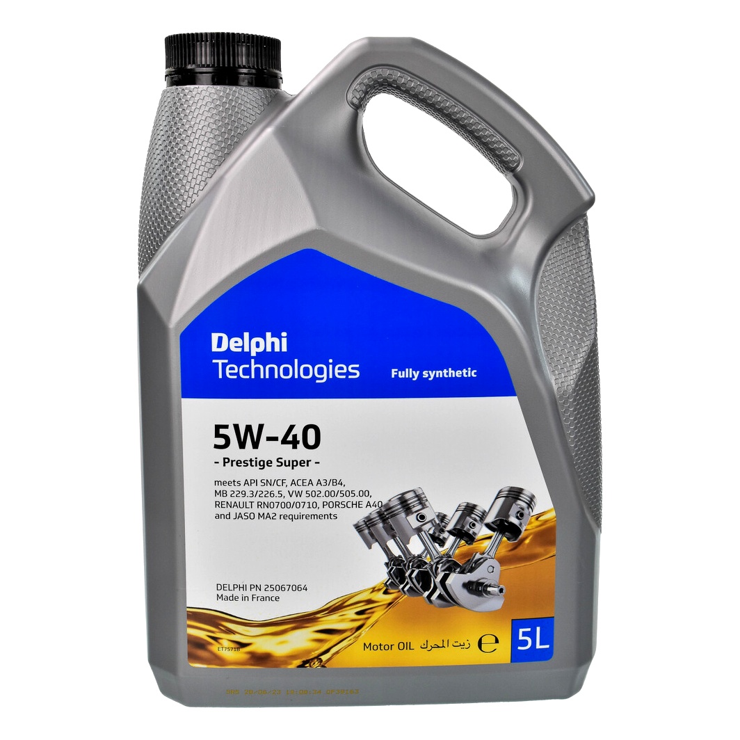 Моторна олива DELPHI Prestige Plus 5W-40 5 л (25067064)