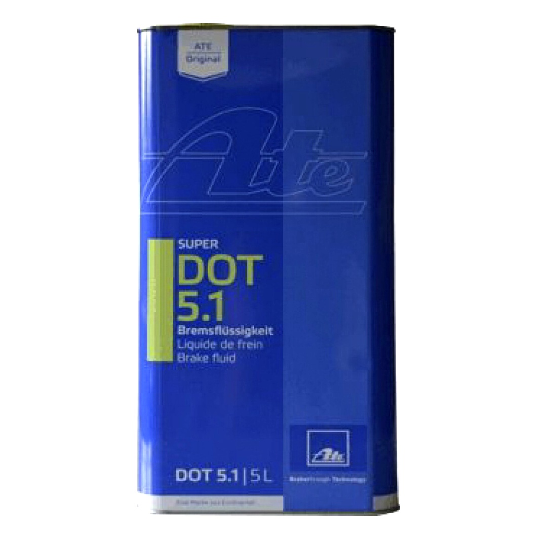 Гальмівна рідина ATE DOT 5.1 Super DOT 5.1 метал 5 л 3990166032 - zapix