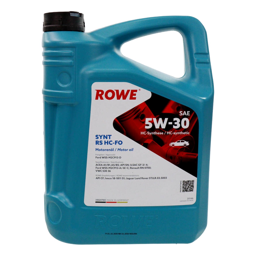 Моторна олива ROWE Synt RS HC-FO 5W-30 5 л (20146005099) - zapix