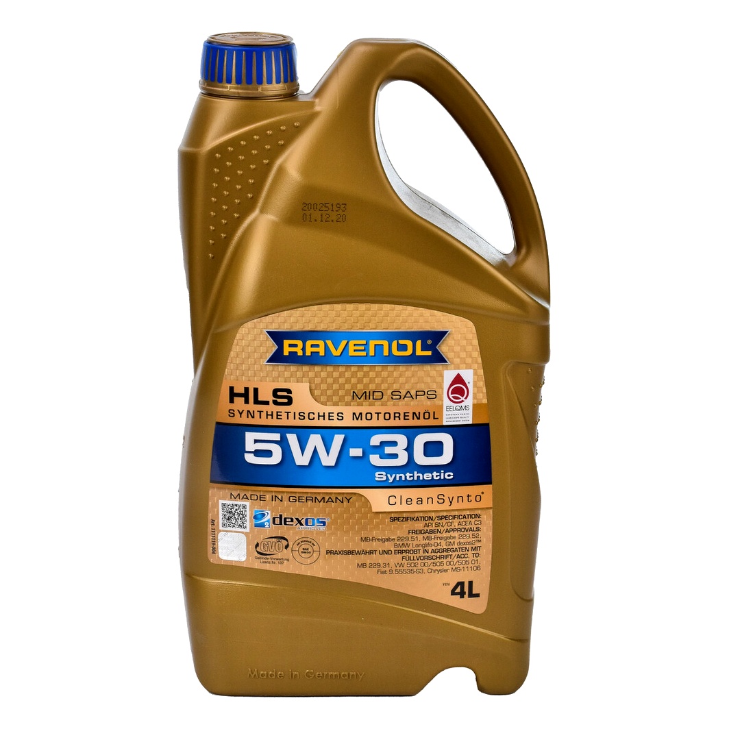 Моторна олива RAVENOL HLS 5W-30 4 л (11111194) - zapix