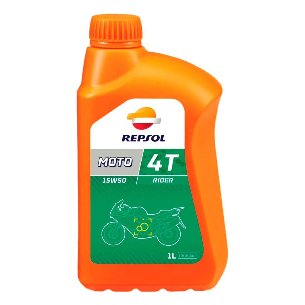 Моторное масло REPSOL Moto Rider 4T 15W-50 минеральное 1 л RP165M51 - zapix