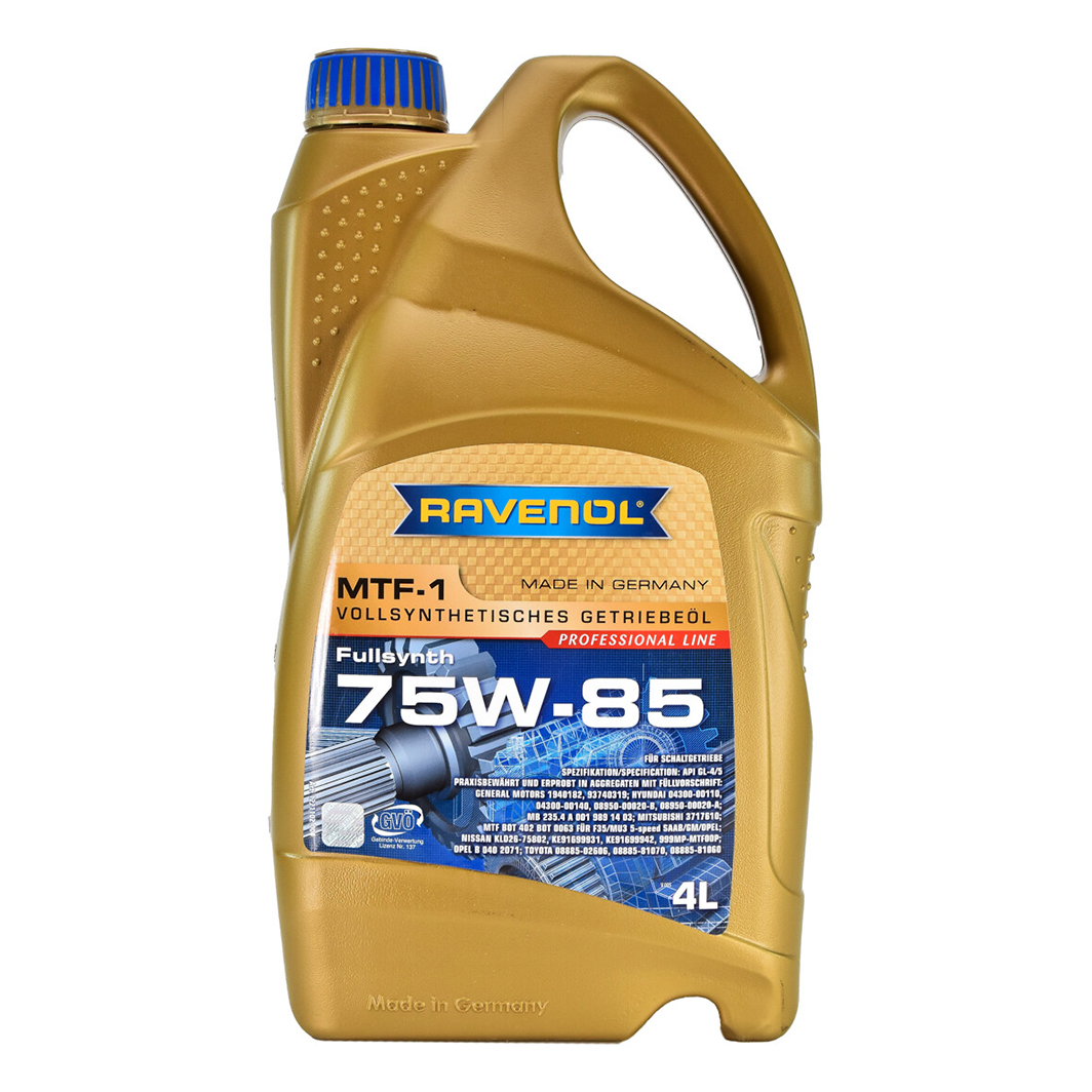 Трансмиссионное масло RAVENOL MTF-1 GL-4 / 5 75W-85 4 л 1221102004 - zapix