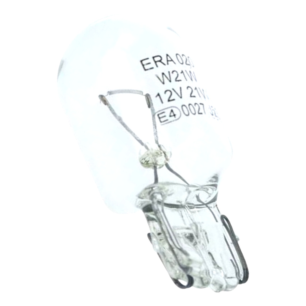 Автолампа розжарювання ERA Standard W21W W3x16d 21W 12V прозора E020SD10C - zapix