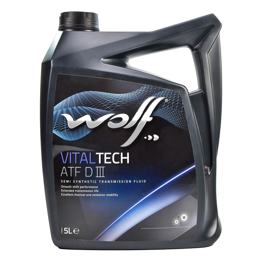 Трансмиссионное масло WOLF VitalTech ATF DIII 5 л 8305405 - zapix