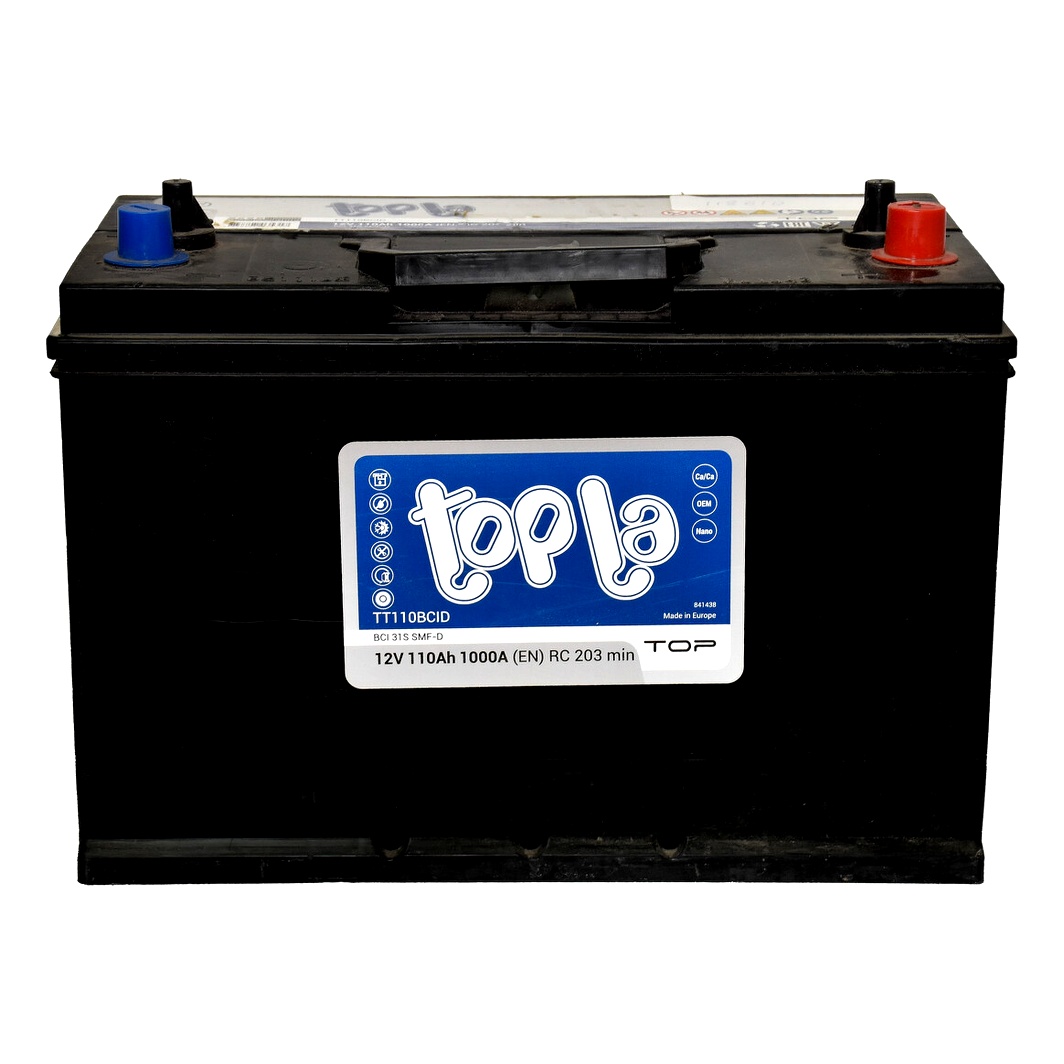 Акумулятор TOPLA Top 12V 110Ah 1000A R+ 118610 - zapix