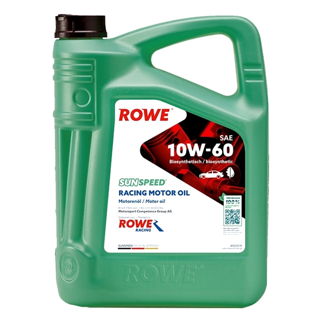 Моторное масло ROWE Sunspeed Racing 10W-60 5 л (4920019005099) - zapix